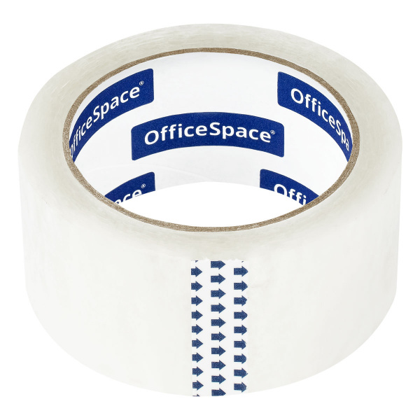 картинка Клейкая лента 48*66 прозрачная 50 мкр. OfficeSpace морозостойкая от магазина "Офисные мелочи"
