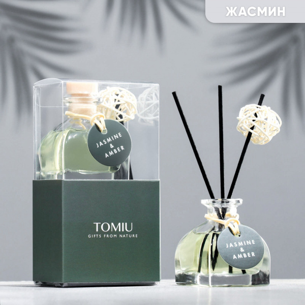 картинка Диффузор ароматический "Жасмин", 50 мл. от магазина "Офисные мелочи"