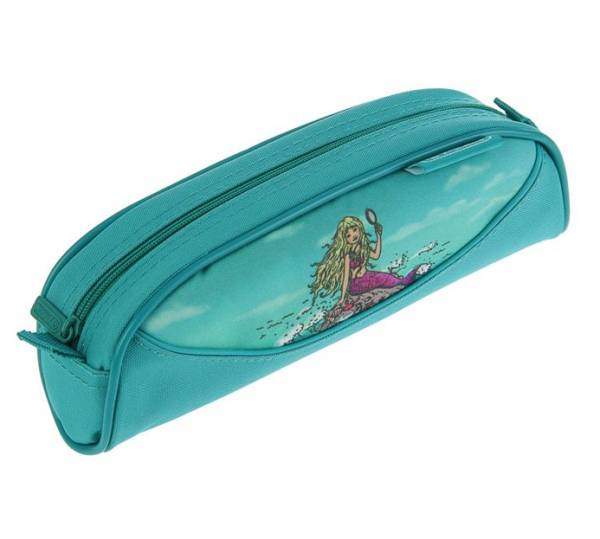 картинка Пенал-косметичка объемный 20*4,5*6 см. Herlitz Midi Mermaid от магазина "Офисные мелочи"