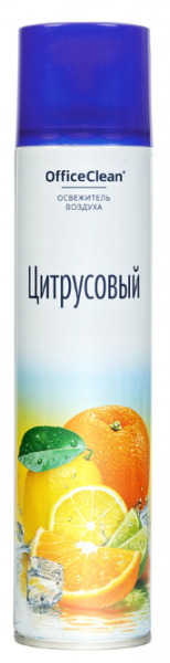 картинка Освежитель воздуха OfficeClean 300 мл. "Цитрусовый. Апельсин, лайм" от магазина "Офисные мелочи"