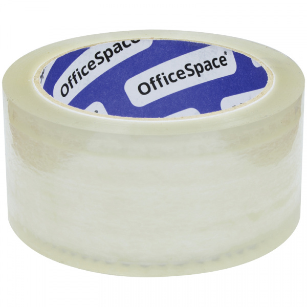картинка Клейкая лента 48*66 прозрачная 45 мкр. OfficeSpace от магазина "Офисные мелочи"