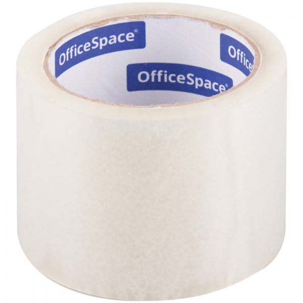 картинка Клейкая лента 72*66 прозрачная 40 мкр. OfficeSpace от магазина "Офисные мелочи"