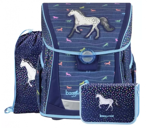 картинка Ранец Step By Step BaggyMax Fabby Modern Horse 3 предмета от магазина "Офисные мелочи"