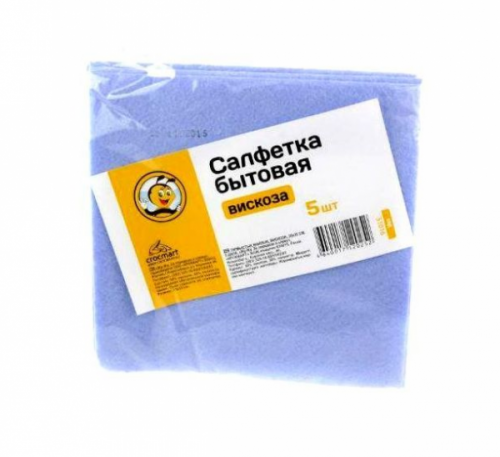 картинка Салфетка вискоза 25*30 5 шт. "Жу-жу" от магазина "Офисные мелочи"