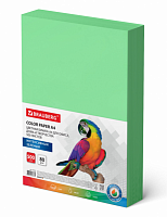 картинка Бумага А4 80 г. 500 л. Intensive зеленая Brauberg от магазина "Офисные мелочи"