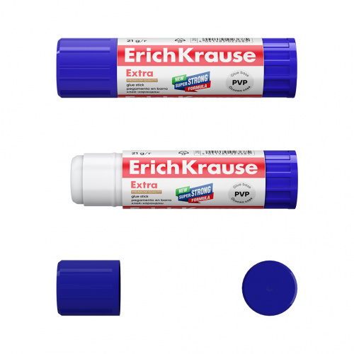 картинка Клей-карандаш 21 г. ПВП ErichKrause "Экстра" от магазина "Офисные мелочи"