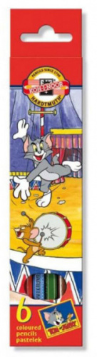 картинка Карандаши 6 цветов Koh-I-Noor TOM&JERRY от магазина "Офисные мелочи"