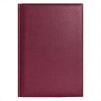 картинка Ежедневник А5 недатированный Lamark "Velvet" бордо 352 с. карта России от магазина "Офисные мелочи"