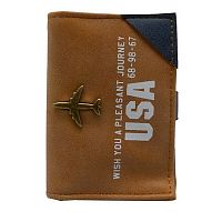 картинка Визитница Languo "USA" 10,5*7,5*2 см. от магазина "Офисные мелочи"