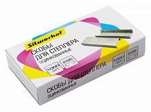 картинка Скобы №24/6 оцинкованные Silwerhof 1000 шт. от магазина "Офисные мелочи"