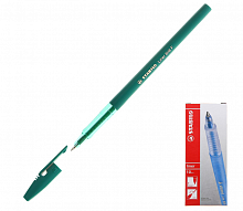 картинка Ручка шариковая Stabilo "Liner" 0,7 мм. зеленая от магазина "Офисные мелочи"