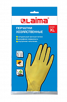 картинка Перчатки латексные XL с хлопковым напылением Лайма Стандарт от магазина "Офисные мелочи"
