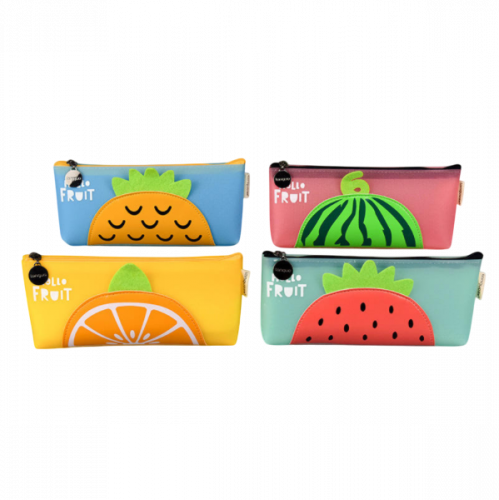 картинка Пенал-косметичка Languo "Hello Fruit" 20*8*4 от магазина "Офисные мелочи"