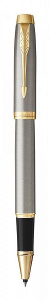 картинка Роллер Parker IM Core "Brushed Metal GT" T321 F черные чернила от магазина "Офисные мелочи"