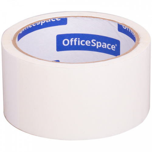 картинка Клейкая лента белая 48*40 45 мкр. OfficeSpace от магазина "Офисные мелочи"