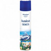 картинка Освежитель воздуха OfficeClean 300 мл. "Альпийская свежесть" аэрозольный от магазина "Офисные мелочи"