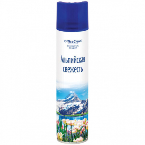картинка Освежитель воздуха OfficeClean 300 мл. "Альпийская свежесть" аэрозольный от магазина "Офисные мелочи"