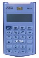 картинка Калькулятор 8 разрядный Deli E39217 BLUE синий от магазина "Офисные мелочи"