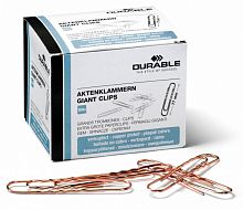 картинка Скрепки 77 мм. гофрированные золотистые 100 шт. Durable от магазина "Офисные мелочи"