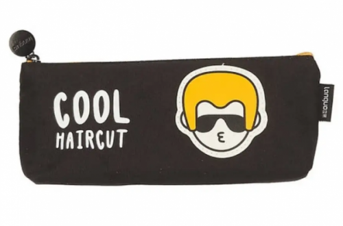картинка Пенал-косметичка Languo "Cool Haircut" 20*8*4, ПВХ от магазина "Офисные мелочи"