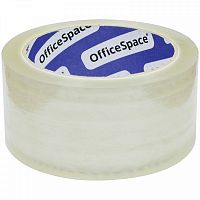 картинка Клейкая лента 48*66 прозрачная 45 мкр. OfficeSpace от магазина "Офисные мелочи"