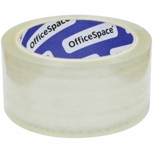 картинка Клейкая лента 48*66 прозрачная 45 мкр. OfficeSpace от магазина "Офисные мелочи"