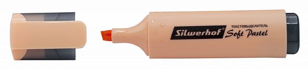 картинка Текстмаркер 1-5 мм. Silwerhof "Soft Pastel" персиковый от магазина "Офисные мелочи"