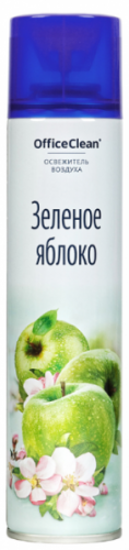 картинка Освежитель воздуха OfficeClean 300 мл. "Зеленое яблоко" аэрозольный от магазина "Офисные мелочи"