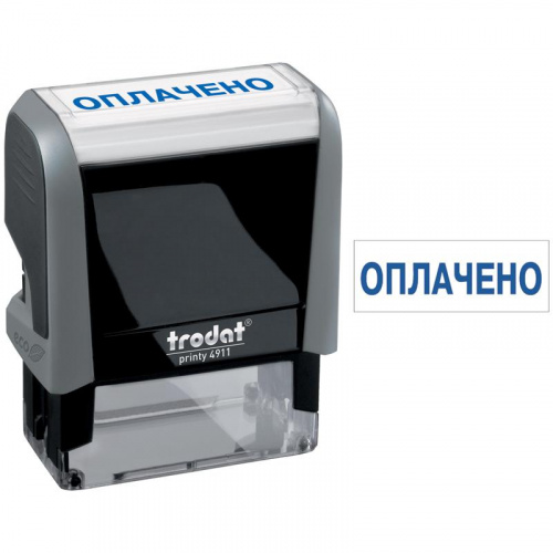 картинка Штамп 38*14 ОПЛАЧЕНО Trodat от магазина "Офисные мелочи"