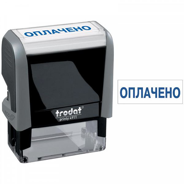 картинка Штамп 38*14 ОПЛАЧЕНО Trodat от магазина "Офисные мелочи"