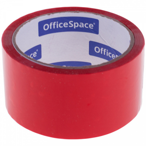 картинка Клейкая лента красный 48*40 45 мкр. OfficeSpace от магазина "Офисные мелочи"