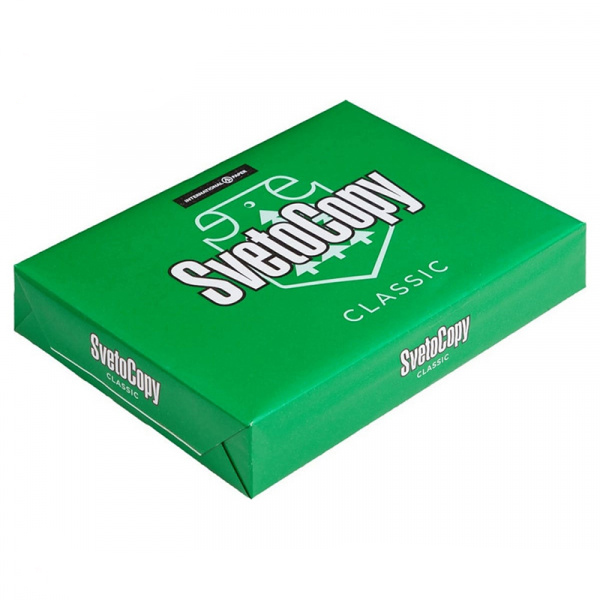 картинка Бумага А4 80 г. 500 л. "SvetoCopy Classic" бел. ISO 96% CIE146 от магазина "Офисные мелочи"