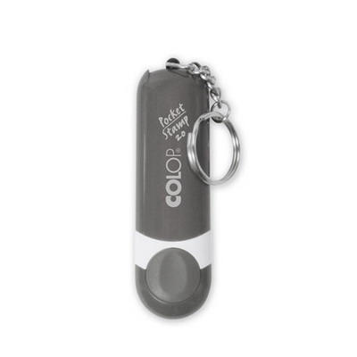 картинка Оснастка для штампа 38*14 Colop карманная key-ring серая от магазина "Офисные мелочи"