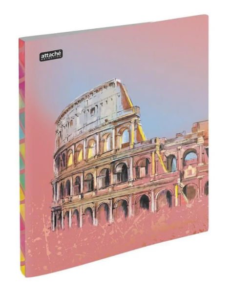 картинка Папка с прижимом А4 рисунок Attache Selection "Travel Italy" 0,5 мм. от магазина "Офисные мелочи"