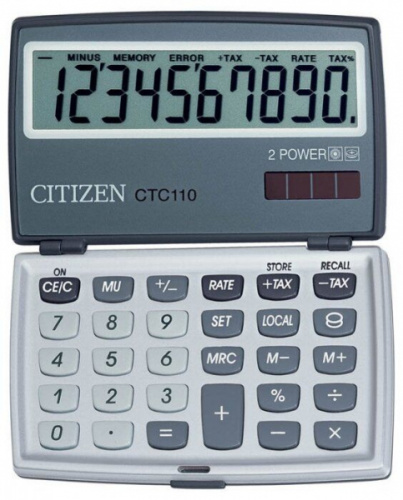 картинка Калькулятор 10 разрядный Citizen CTC-110 от магазина "Офисные мелочи"