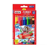 картинка Карандаши JUMBO 12 цветов Pensan FATIH от магазина "Офисные мелочи"