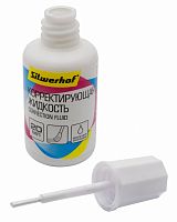 картинка Корректор на водной основе с кистью Silwerhof 20 мл. от магазина "Офисные мелочи"