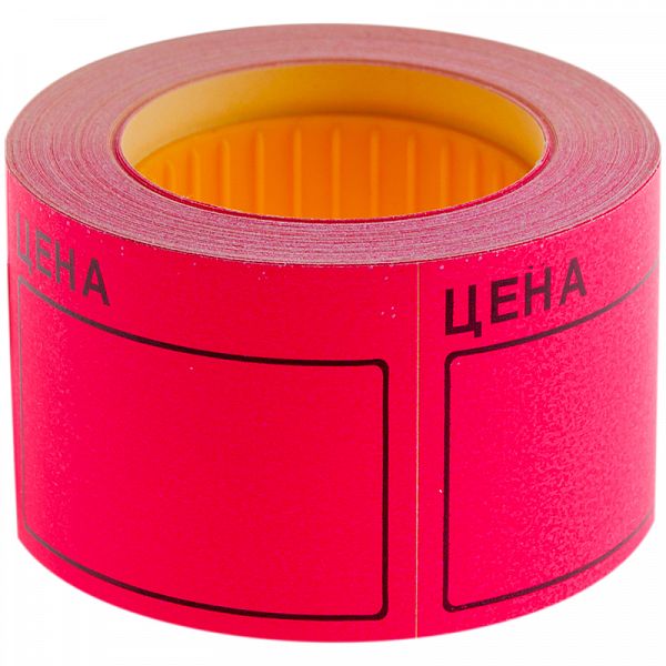 картинка Ценник 50*40 (200) малиновый OfficeSpace от магазина "Офисные мелочи"