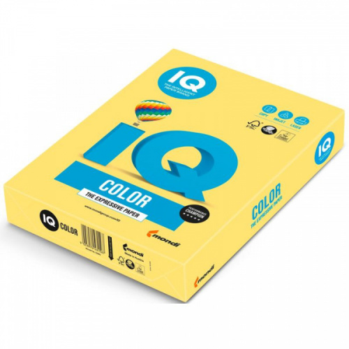 картинка Бумага А4 80 г. 500 л. Trend лимонно-желтая "IQ Color" от магазина "Офисные мелочи"