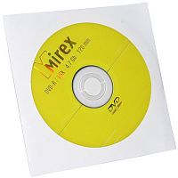 картинка Диск DVD-R Mirex [4.7Гб, 16x, бумажный конверт] /600 от магазина "Офисные мелочи"