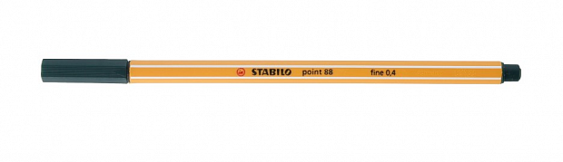 картинка Линер Stabilo point 0,4 мм. зеленый темный от магазина "Офисные мелочи"