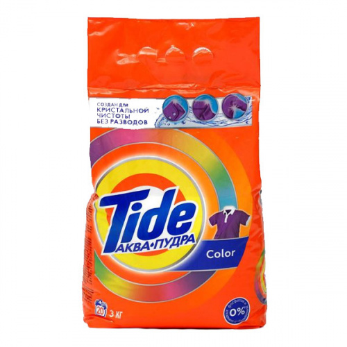 картинка Стиральный порошок автомат 3 кг. Tide Color от магазина "Офисные мелочи"