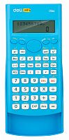картинка Калькулятор научный Deli E1710A 10+2 разрядный синий от магазина "Офисные мелочи"