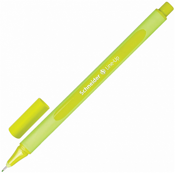 картинка Линер Schneider "Line-Up" 0,4 мм. зеленое яблоко apple green, трехгранный от магазина "Офисные мелочи"