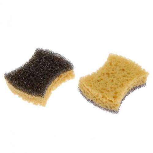 картинка Губка для посуды ELPA Copal ЧистоДел 11*7*3 см. 2 шт. суперпена комби от магазина "Офисные мелочи"
