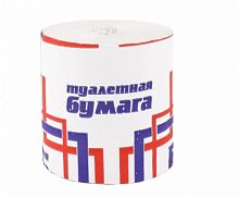 картинка Туалетная бумага рулон 1-слойная 35 м. +/-3 м. БРИЗ мини без втулки от магазина "Офисные мелочи"